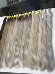 Extensiones de Cabello Vietnamita 100% Virgen de 24 Pulgadas, Más Vendidas, Lisas Naturales, Colores Claros, Resistentes a la Caída, Súper Dobles - Product Image 5