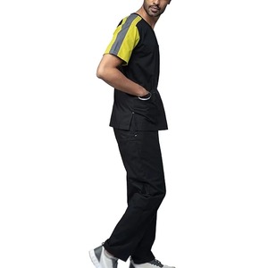 Hot Selling High Quality 100% Cotton Woven Medical <b>Scrub</b> Suit Breathable <b>Scrub</b> <b>Sets</b> for Hospital Use - Product Image 2