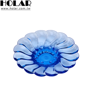 [Holar] Jabonera de Acrílico Premium con Forma de Pétalo de Girasol Azul Moderno, Hecha en Taiwán, para Baño - Product Image 1