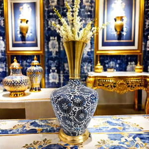 แจกันดอกไม้สเตนเลสทรงสูงทันสมัยสำหรับงานแต่งงานงานวันเกิดหรือตกแต่งบ้านสำหรับตกแต่งโต๊ะ - Product Image 4