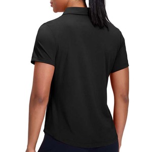 Camisas Casuales Transpirables para Mujer con Logotipo de Diseño Personalizado, Mangas Cortas, Color Sólido, 100% Algodón, Proveedor Directo de Fábrica - Product Image 2