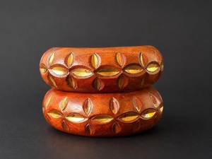 Brazaletes de Madera Vintage de Alta Calidad con Diseño Premium, Acabado Pulido, Empaque Personalizado para Mujer - Product Image 4