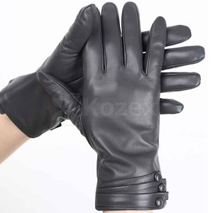 Classic Style Winter Leather <b>Gloves</b> Durable Eco-Friendly Lightweight <b>Touchscreen</b> Design Flexible Fit for Fashion Casual Wear - Product Image 2
