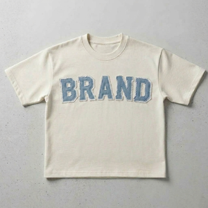 เสื้อยืดโอเวอร์ไซส์ลายกราฟิกแบบแพทช์เวิร์คสั่งทำจาก Ibex Wholesale ผ้าฝ้าย 100% เนื้อนุ่ม แห้งเร็ว สำหรับแฟชั่นและชุดลำลองสำหรับทุกเพศ - Product Image 1