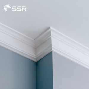 Ssr Vina vương miện đúc gỗ thông & MDF TRIM tủ bếp Trần & góc trang trí khuôn cửa sổ Shaker cove phong cách - Product Image 1