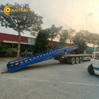Rampes de quai mobiles en acier SS400 haute résistance de 8 tonnes pour le fret conteneurisé