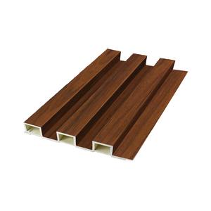 Panneaux muraux 3D WPC au design moderne, imperméables et ignifuges, revêtement extérieur, fourniture d'usine pour les espaces commerciaux - Product Image 1