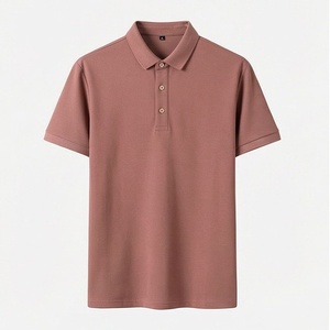 เสื้อโปโลแฟชั่นผู้ชาย แขนสั้น ระบายอากาศได้ดี รับสกรีนโลโก้ ไซส์ใหญ่ ผ้าคอตตอนผสม สีตามสั่ง เสื้อลำลอง เสื้อกอล์ฟ - Product Image 1