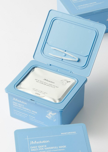 Masque visage JMSOLUTION DAILY QUICK MULTI à l'acide hyaluronique |   350ML(30EA) |   Élasticité et soin des pores |   Tous types de peau |   K-beauty - Product Image 3