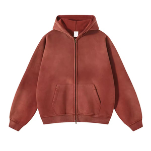 เสื้อฮู้ดดี้ผู้ชายมาใหม่ ผ้าฝ้าย 100% สำหรับฤดูหนาว สีพื้นทันสมัย ระบายอากาศได้ดี เป็นมิตรกับสิ่งแวดล้อม มีกระเป๋าเทอร์รี่ เสื้อสเวตเชิ้ตสุดเทรนดี้ - Product Image 6