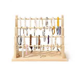 Espositore in Legno Smontabile per Gioielli, Orecchini, Bracciali e Collane - Ordini da Ritirare in Personale Benvenuti - Product Image 2