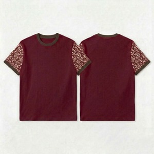 เสื้อยืดผู้ชายแขนสั้นผ้าฝ้ายนุ่มสีพื้นเรียบง่ายสำหรับขายส่งเสื้อยืดผู้ชาย - Product Image 6