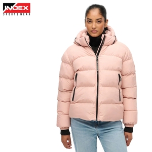 Chaqueta Acolchada Personalizada para Mujer, OEM ODM, Ropa de Calle de Invierno, Abrigo Acolchado de Alta Calidad, Fabricación al por Mayor - Product Image 1