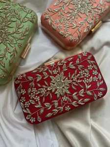 Bolso de Mano Étnico Bordado a Mano, Económico, de Diseño, para Mujer, Ideal para Bodas, Fiestas y Eventos - Product Image 6