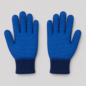 Gants antidérapants à pois en PVC Gants de manutention industriels Gants de construction durables Gants confortables à porter - Product Image 3