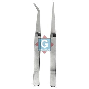 Pinzas de bloqueo cruzado GRAYROCKS, 2 uds., acero inoxidable de alta calidad, 125mm, 120mm, punta recta y doblada, herramientas para hacer joyas, bricolaje - Product Image 4