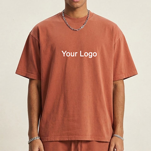 เสื้อยืดโอเวอร์ไซส์ผู้ชาย ผ้าฝ้ายลำลองทันสมัย ระบายอากาศได้ดี สวมใส่สบาย ทรงหลวม เรียบเนียน ใส่ได้ทุกวัน - Product Image 1
