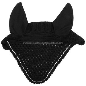 Hot New High Quality Mesh Ear Bonnet para Sports Horse Racing para Fly Hat y Horse Riding - Product Image 5