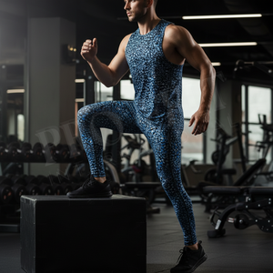 Trendy Stylish All Over Customized Printed Premium Quality Compression Tight Leggings Workout Fitness Stretchy Skinny Pants - Product Image 3