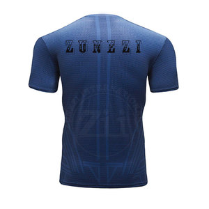 Nouveau design, haute qualité, chemises de compression pour hommes à manches courtes, respirantes, légères, grandes tailles, Spandex/Polyester, best-seller, tendance - Product Image 2