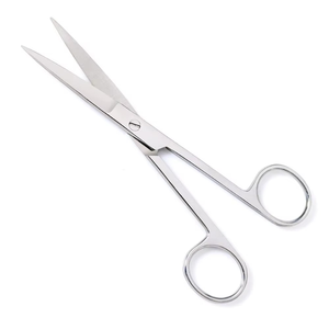 Ciseaux chirurgicaux de qualité supérieure - Acier inoxydable réutilisable, tranchants/à pointe arrondie, droits et courbés, pour la chirurgie générale - Product Image 1