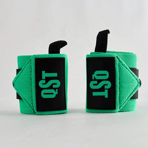 <b>Weight</b> Lifting Training Gym Straps Hand <b>Bar</b> Wrist Wraps Heavy 100% Cotton Fit All Size Body Building Wrist Wraps - Product Image 6