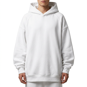 เสื้อสเวตเชิ้ตผู้หญิงขนาดใหญ่พิเศษ 300GSM ผ้าคอตตอนผสม ทรงหลวม สวมใส่สบาย เหมาะสำหรับชุดลำลอง คอลเลคชั่นแบรนด์ดัง สำหรับผู้ค้าปลีก - Product Image 1