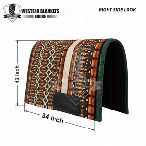 New Zealand Wool Horse <b>Heavy</b> Show Pad – Premium Wool Felt Saddle Pad for Equestrian Performance - Product Image 5