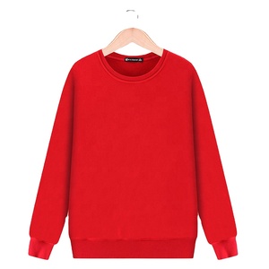 2024 haute qualité personnalisé blanc épais poids lourd 500 GSM polaire col rond Sublimation brodé pull sweat pour hommes - Product Image 1