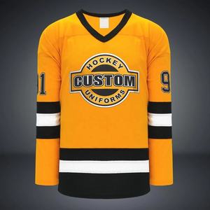 Ropa de equipo de Hockey sobre hielo de alta calidad, uniformes deportivos sublimados bordados - Product Image 2