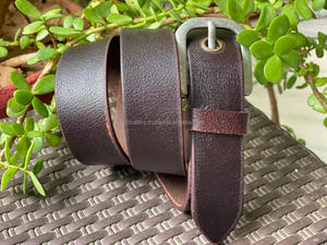 Nouveau élégant et décontracté fait à la main en cuir véritable classique ceinture pour hommes personnalisé pleine fleur en détresse en cuir véritable hommes ceinture - Product Image 3