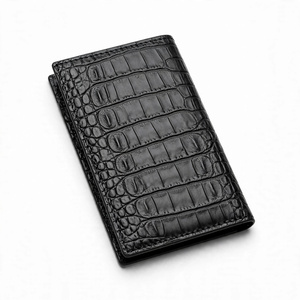 Tarjetero Delgado Minimalista de Cuero Genuino, con Bloqueo RFID y Múltiples Ranuras para Tarjetas de Crédito y de Visita, Uso Diario BD - Product Image 3