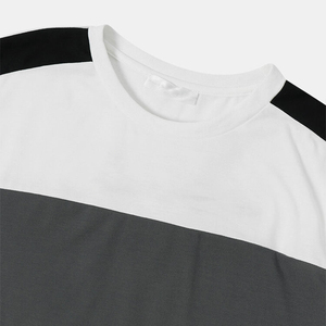 T-shirt de sport décontracté personnalisé avec logo pour hommes, tissu de haute qualité, t-shirt pour commandes en gros, t-shirt uni 100% coton - Product Image 4