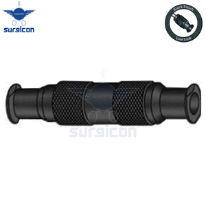 Adaptador de Transferencia de 3 cm / 1-1/4 pulgadas con Conexión Luer Lock, Acabado Negro, Adaptador Quirúrgico para Jeringas y Liposucción - Product Image 6
