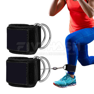 Tobilleras ajustables para gimnasio, tobilleras resistentes y duraderas para ejercicios con cable - Product Image 2