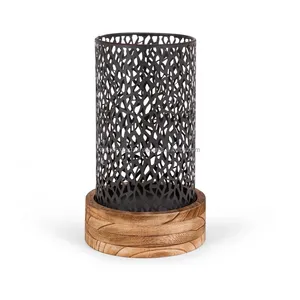 Porte-bougie en fer artisanal de qualité supérieure avec impression en relief pour la décoration moderne et minimaliste des hôtels et des maisons, cadeau de Noël - Product Image 2