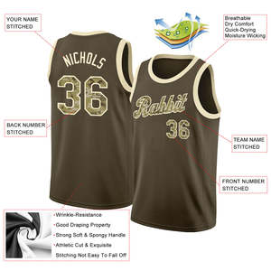 Maillot de basket personnalisé pour homme, style décontracté, 100 % polyester, sublimation, vêtements d'équipe OEM avec design nom et numéro pour joueurs - Product Image 4