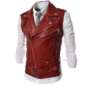 Veste en cuir personnalisée de haute qualité pour cyclistes, style streetwear pour hommes, veste en cuir personnalisée très vendue - Product Image 3