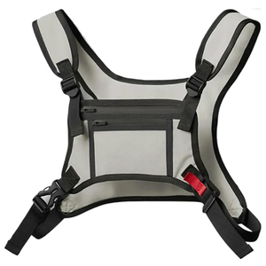 Tactical Chest Rig <b>Harness</b> Bag Multi-Pocket Adjustable Running Vest Phone Holder Outdoor Sports Wholesale OEM Multi-Color - Product Image 1