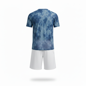 Ensemble uniforme d'équipe de pickleball personnalisé avec logo, t-shirt et short athlétiques, équipement tie-dye pour club, spécialisation en marque privée - Product Image 2