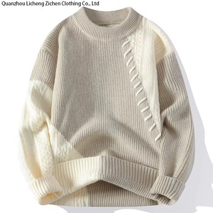 Pull-over pour homme, tricot doux et confortable, style avant-gardiste, pour le quotidien. Fournisseur de vêtements en conteneurs. - Product Image 3