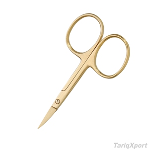 Tijeras Profesionales Curvas de Acero Inoxidable para Cutículas, para Mano Derecha, con Logotipo Personalizado, Tijeras de Manicura de Precisión, Venta al Por Mayor - Product Image 2