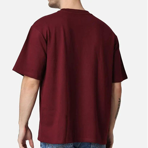 เสื้อยืดโอเวอร์ไซส์ผู้ชายสั่งทำพิเศษ พิมพ์โลโก้ ไซส์พลัส ไซส์ใหญ่พิเศษ ผ้าฝ้าย 100% ทรงหลวม เสื้อยืดโอเวอร์ไซส์คุณภาพดีที่สุด OEM 2026 - Product Image 2