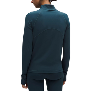 Classic Fit Hooded Pullover Womens Winter Soft <b>Thermal</b> Stretch <b>Long</b> <b>Sleeve</b> Half Zip Casual Outer <b>Tops</b> Jackets Bulk Wholesale - Product Image 2