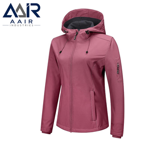 Black <b>Hooded</b> Softshell Jacket Men Waterproof Windproof Breathable Zip Up Outdoor <b>Winter</b> <b>Coat</b> - Product Image 6