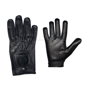Black Leather Driving <b>Gloves</b> Premium Soft Leather Grip <b>Gloves</b> Comfortable Wear Wholesale Classic Mens Driving <b>Gloves</b> - Product Image 1