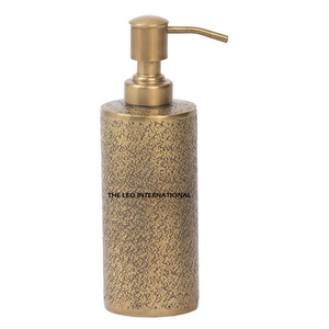 Newly Designed Upgraded Pump Type Transparent Liquid Container Golden Lid Stainless Steel <b>Soap</b> Dispenser - Product Image 4