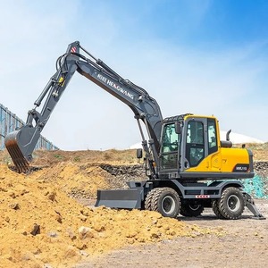 Excavadora de Ruedas China de Alto Rendimiento HW60eco HW60 HW60A para Construcción de Ingeniería - Product Image 1