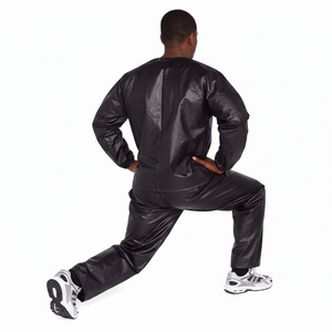 Combinaison de sauna unisexe personnalisée en tissu argenté pour la course et la gym – Amincissante, anti-transpiration, respirante, écologique et anti-odeur - Product Image 6