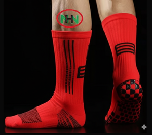Chaussettes de sport unisexes de luxe en coton antibactérien, tricotées jacquard, épaisses, à rayures, avec logo personnalisé, pour la vente en gros OEM - Product Image 5